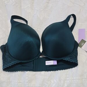 Jockey Women's Deep Teal Lace Bra